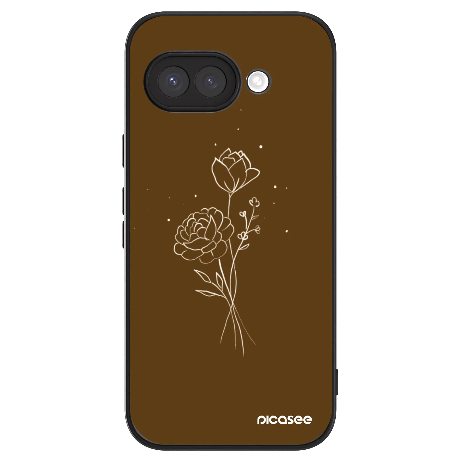 Picasee ULTIMATE CASE για Google Pixel 9a - Brown flowers