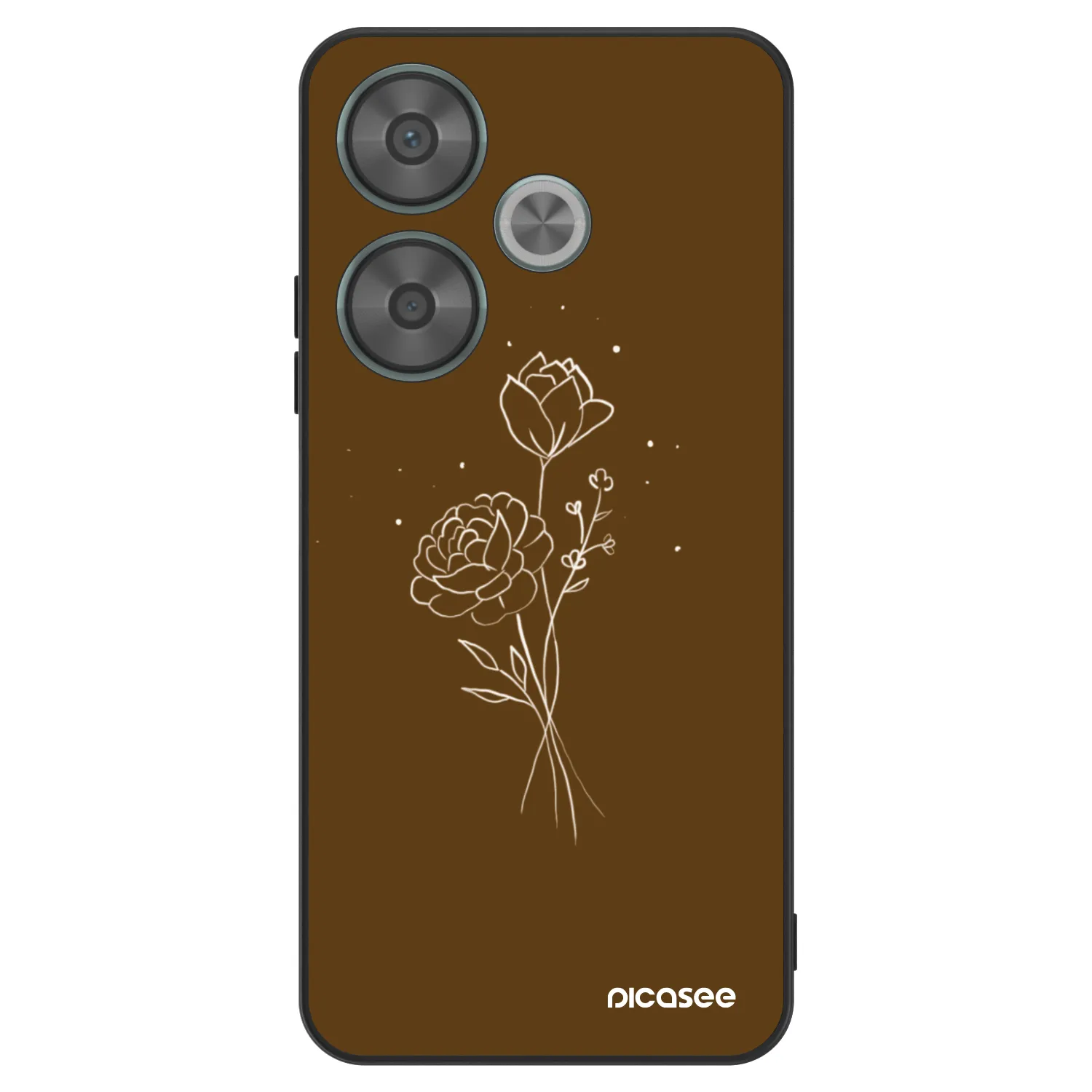 Picasee ULTIMATE CASE για Xiaomi Poco F6 - Brown flowers