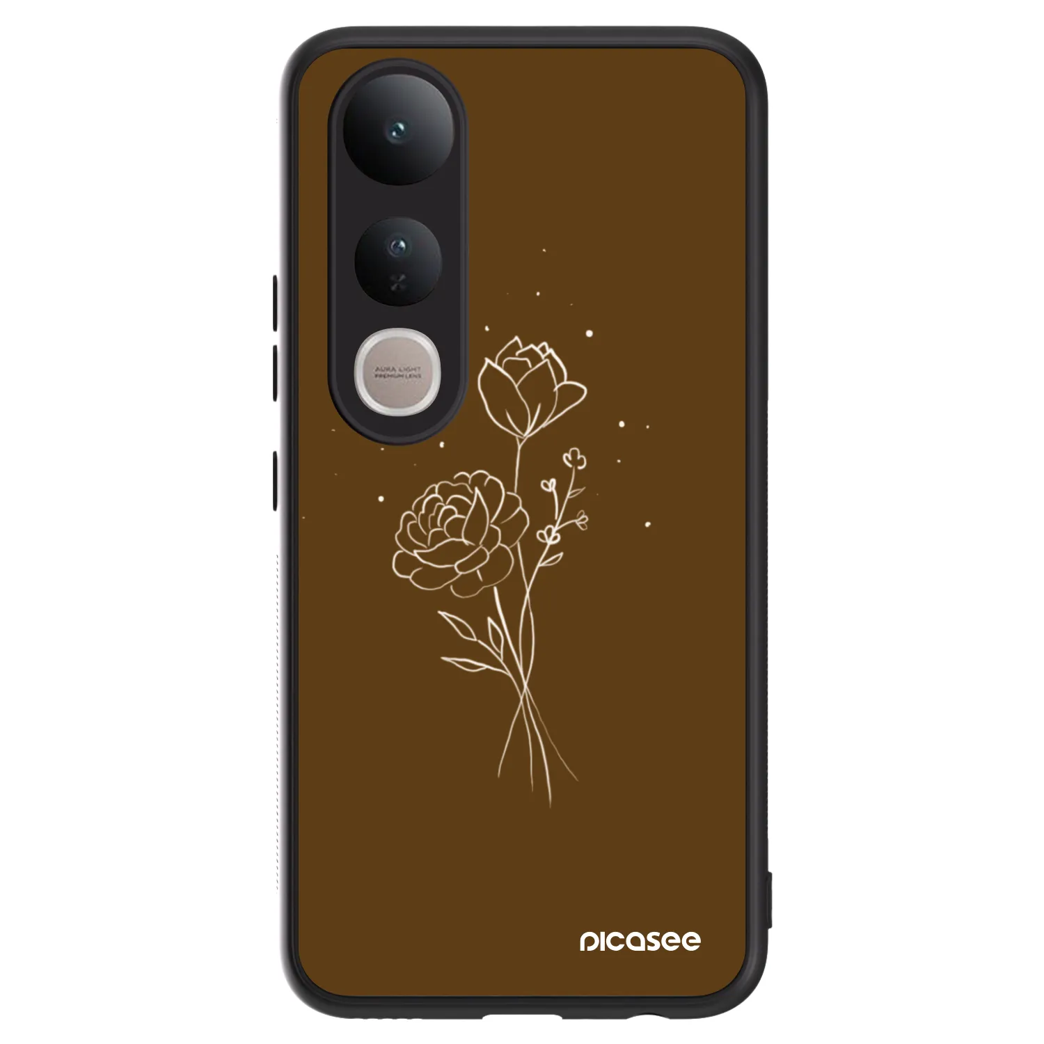 Picasee ULTIMATE CASE για Vivo V50 Lite 5G - Brown flowers
