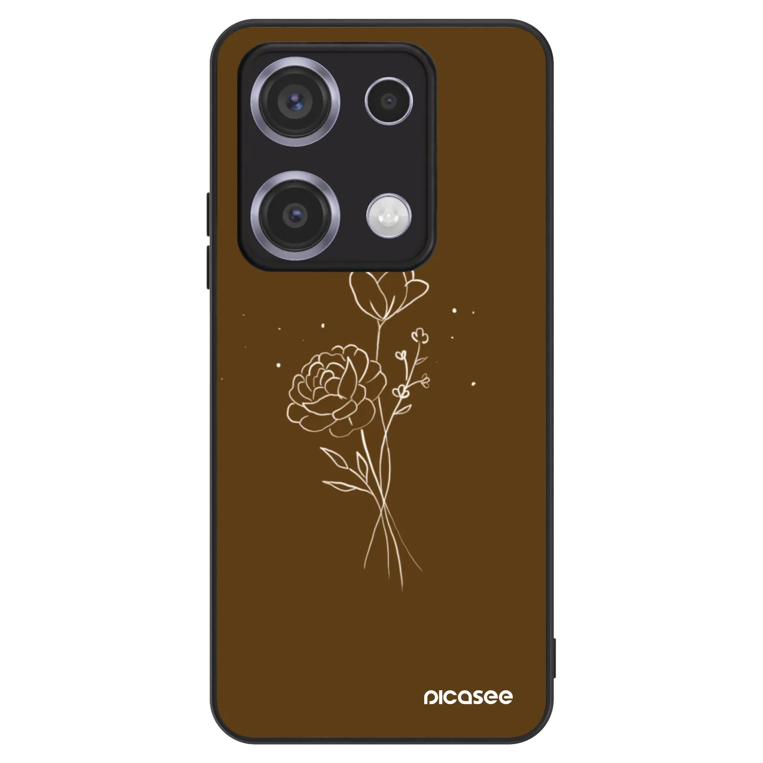 Picasee ULTIMATE CASE για Xiaomi Redmi Note 14S - Brown flowers