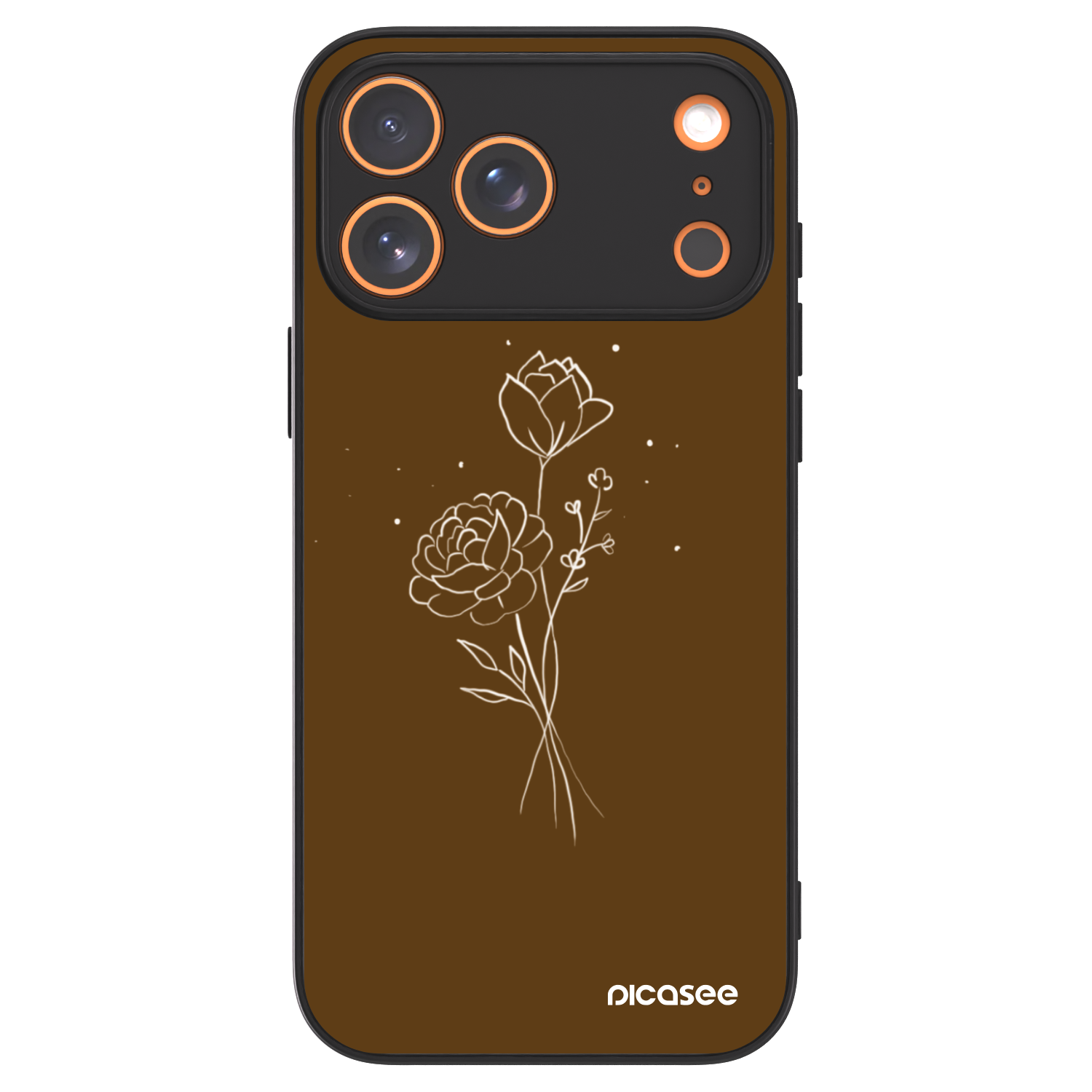 Picasee ULTIMATE CASE για Apple iPhone 17 Pro Max - Brown flowers