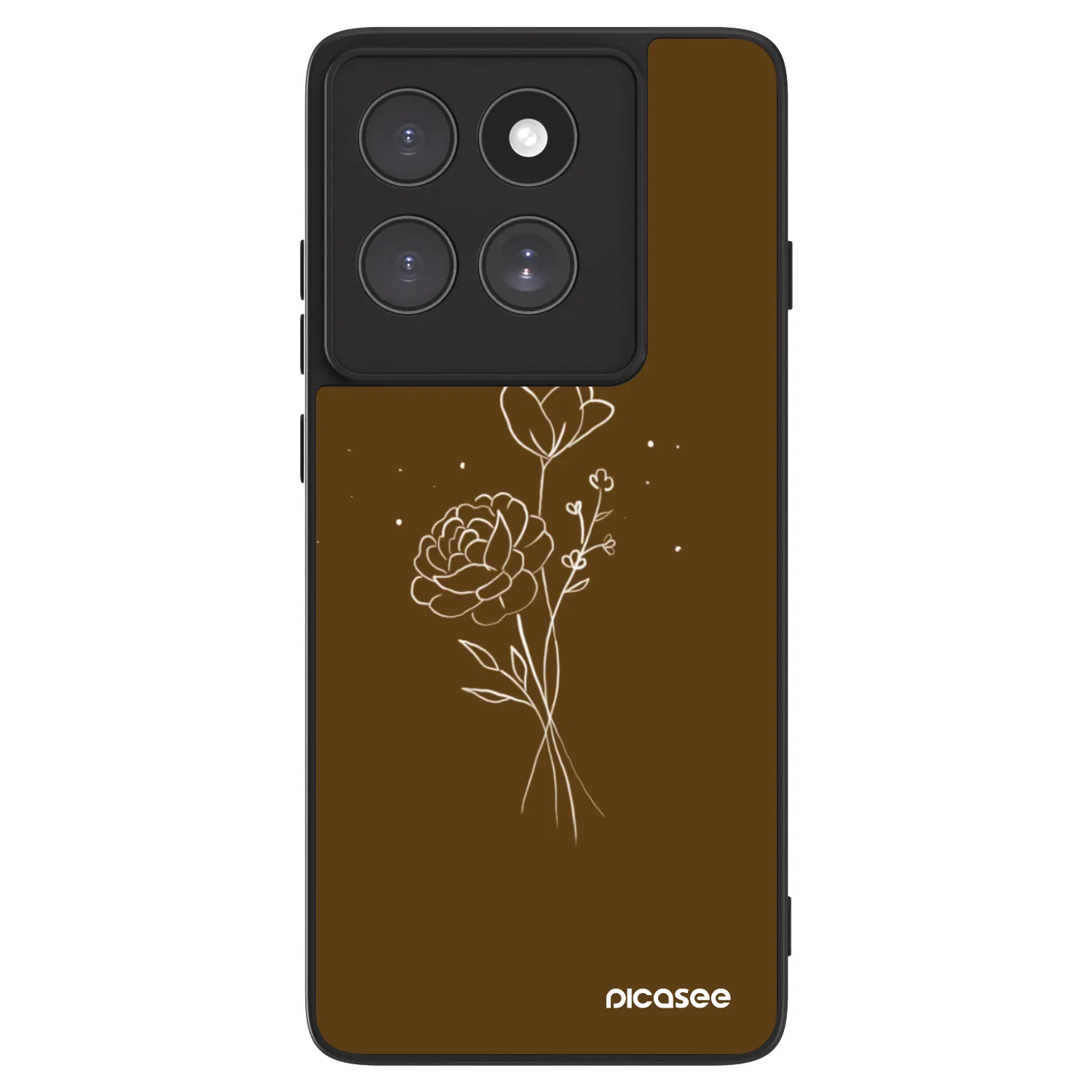 Picasee ULTIMATE CASE για Motorola Edge 60 Pro - Brown flowers