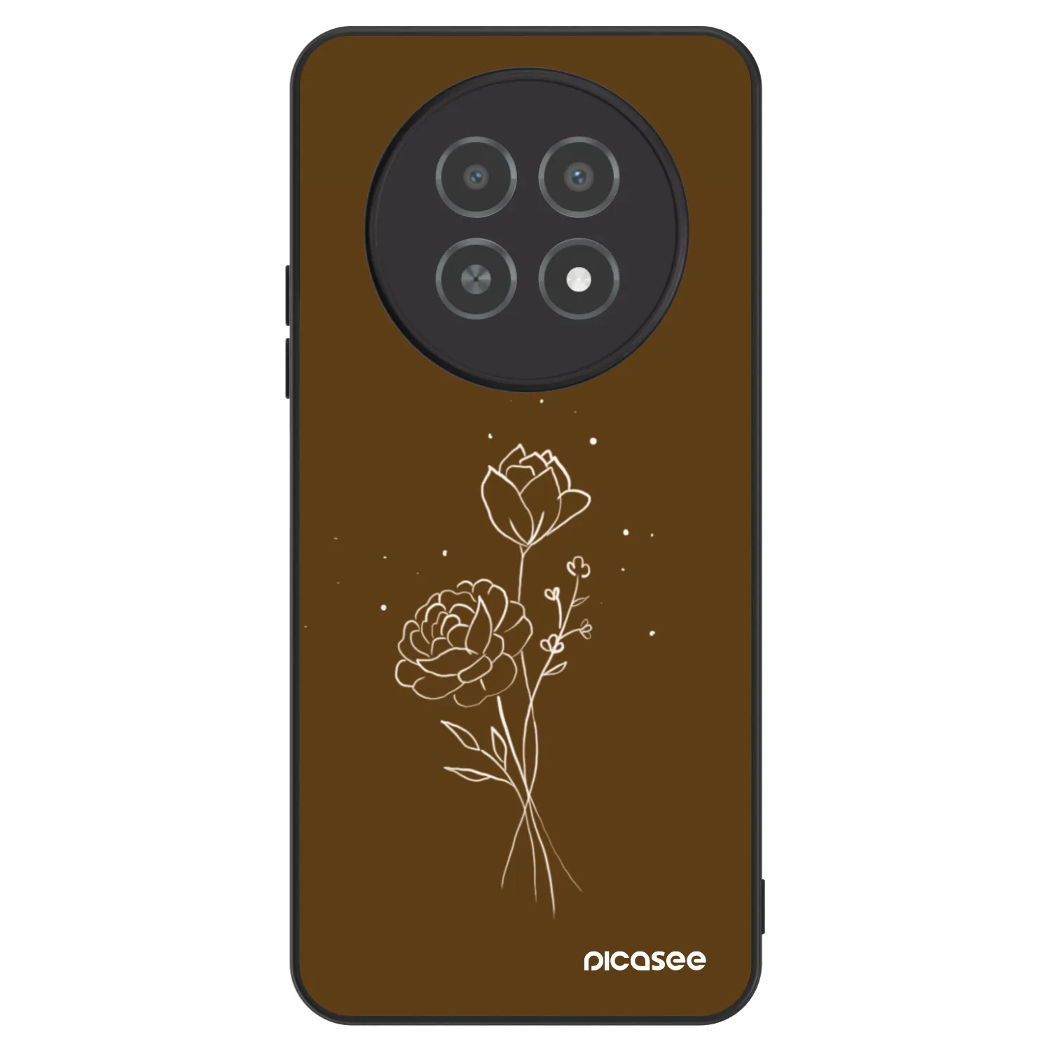 Picasee ULTIMATE CASE για Realme 12X - Brown flowers