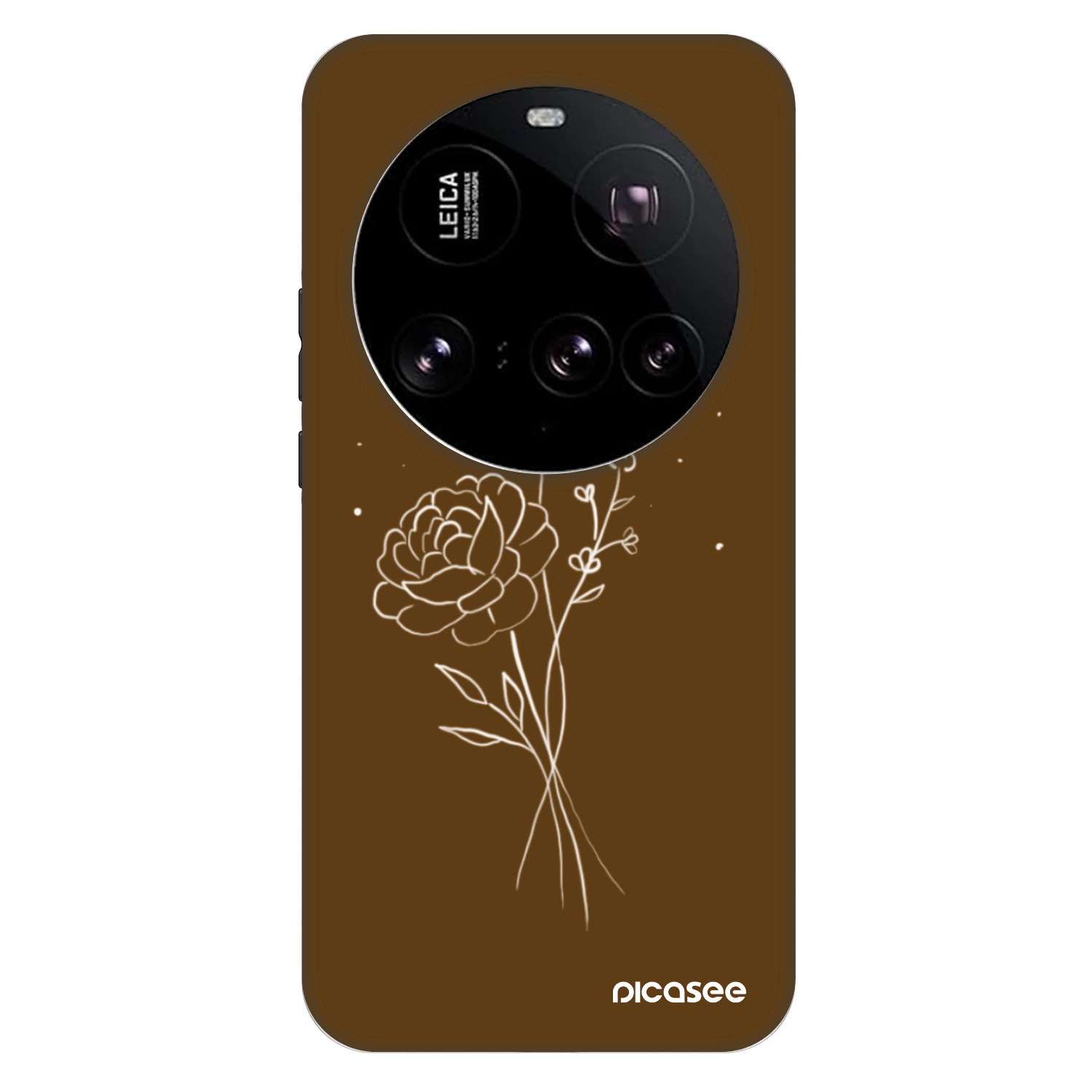 Picasee Fashion Case για Xiaomi 15 Ultra - Brown flowers