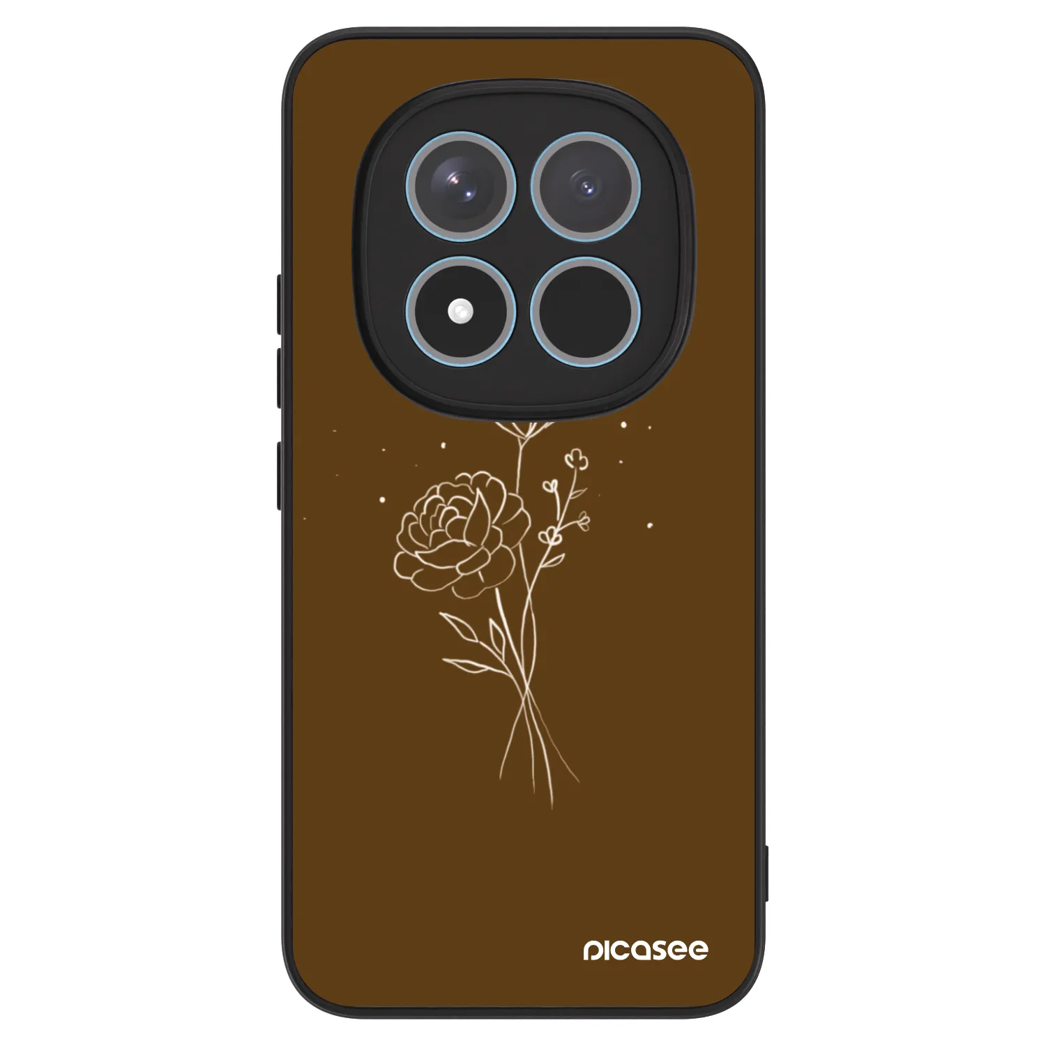 Picasee ULTIMATE CASE για Xiaomi Redmi Note 15 Pro+ - Brown flowers