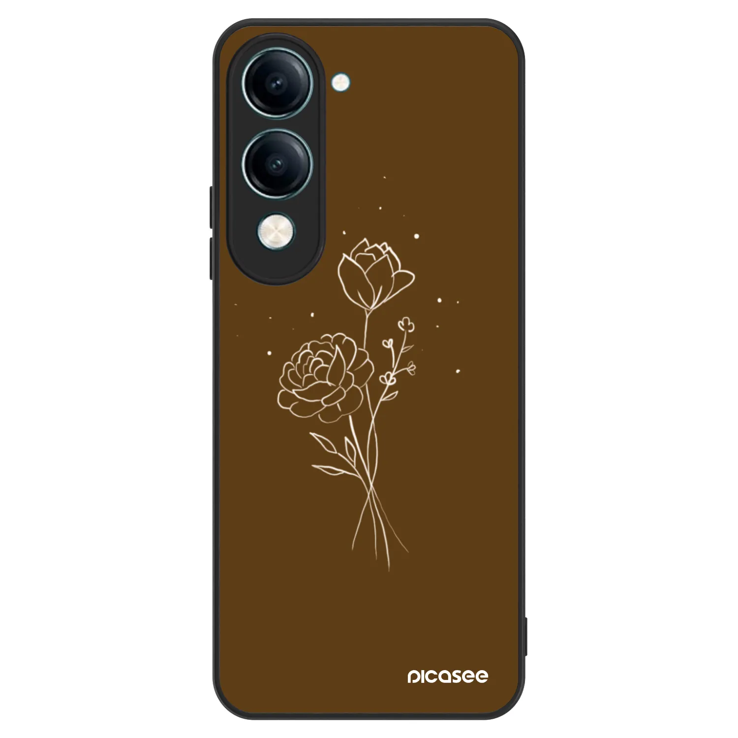 Picasee ULTIMATE CASE για Vivo Y29s 5G - Brown flowers