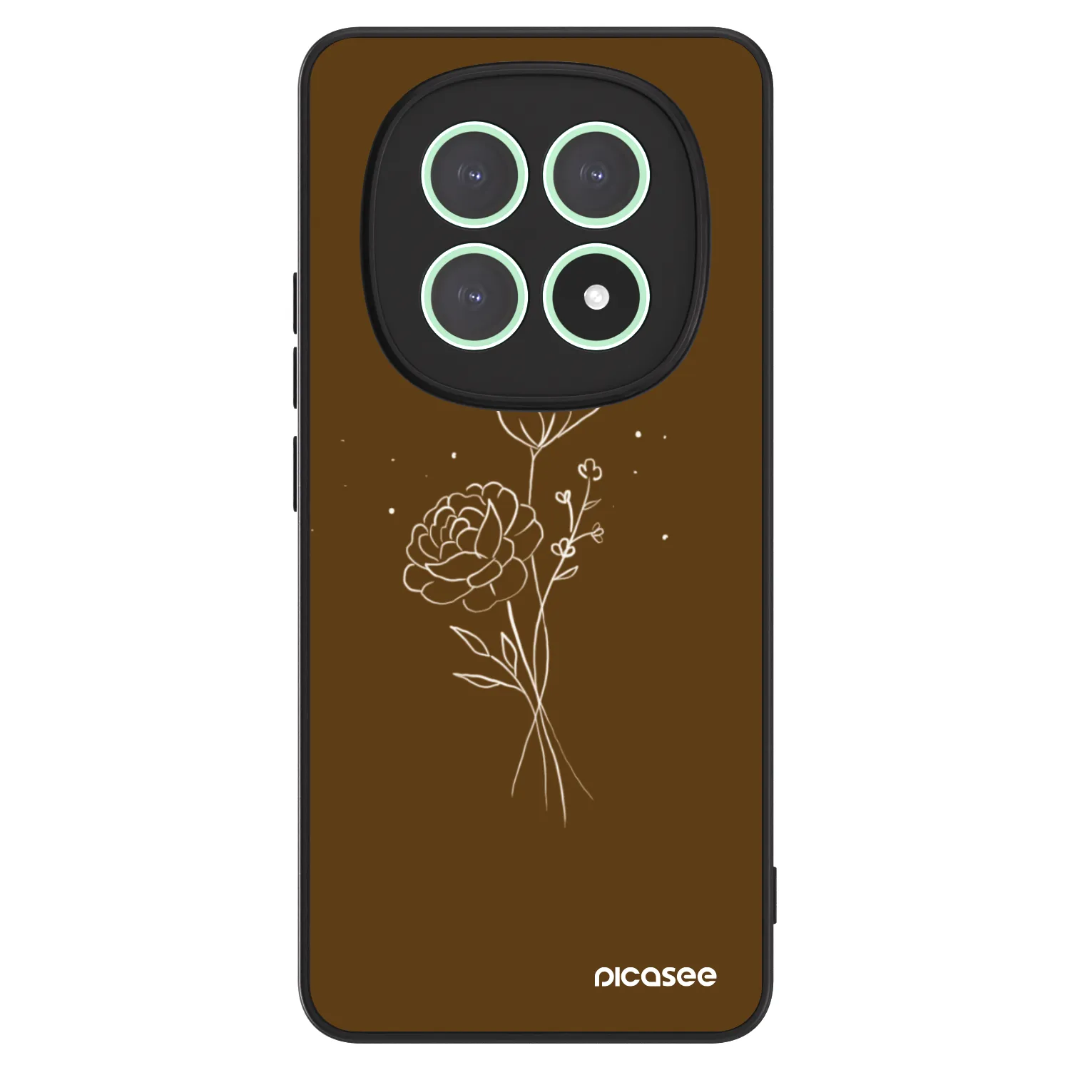 Picasee ULTIMATE CASE για Xiaomi Redmi Note 15 - Brown flowers