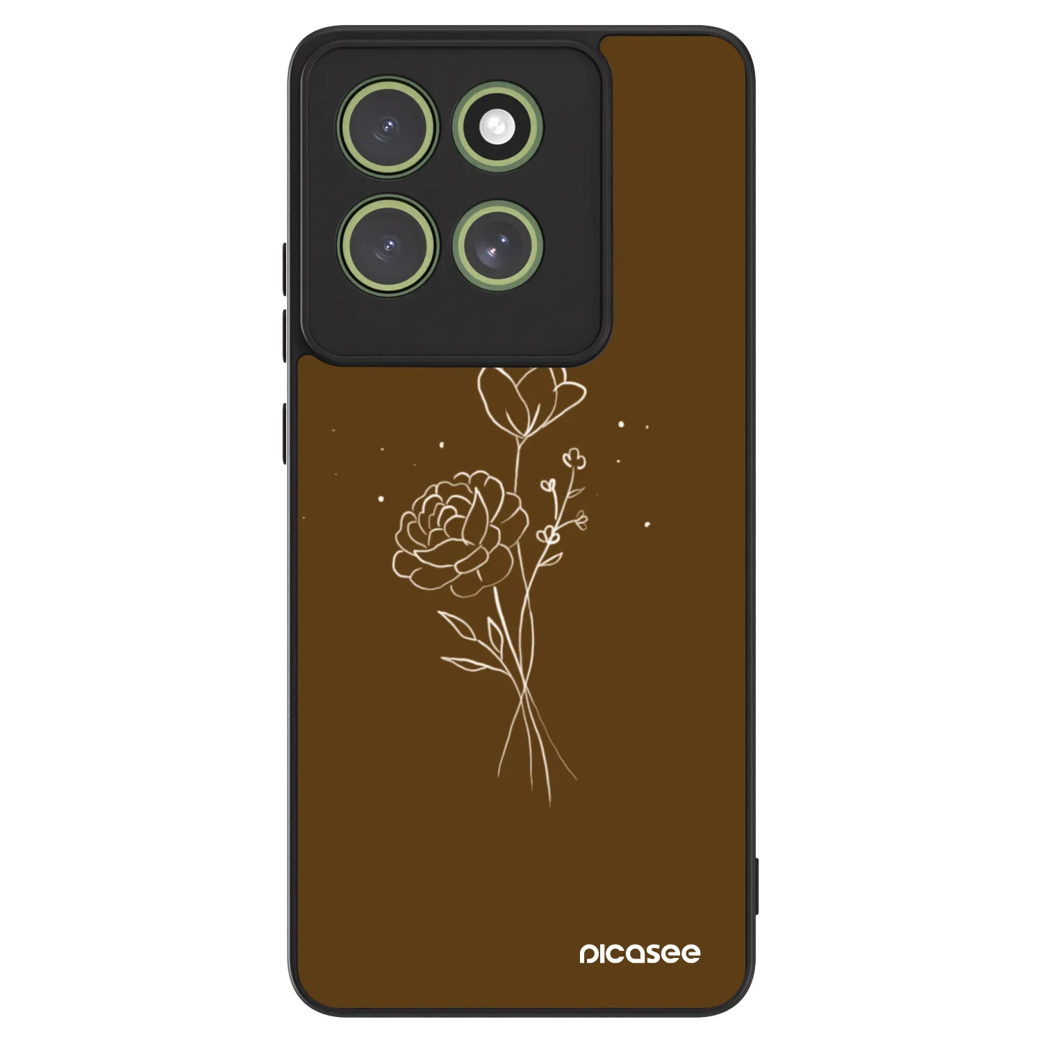 Picasee ULTIMATE CASE για Motorola Moto G86 Power 5G - Brown flowers