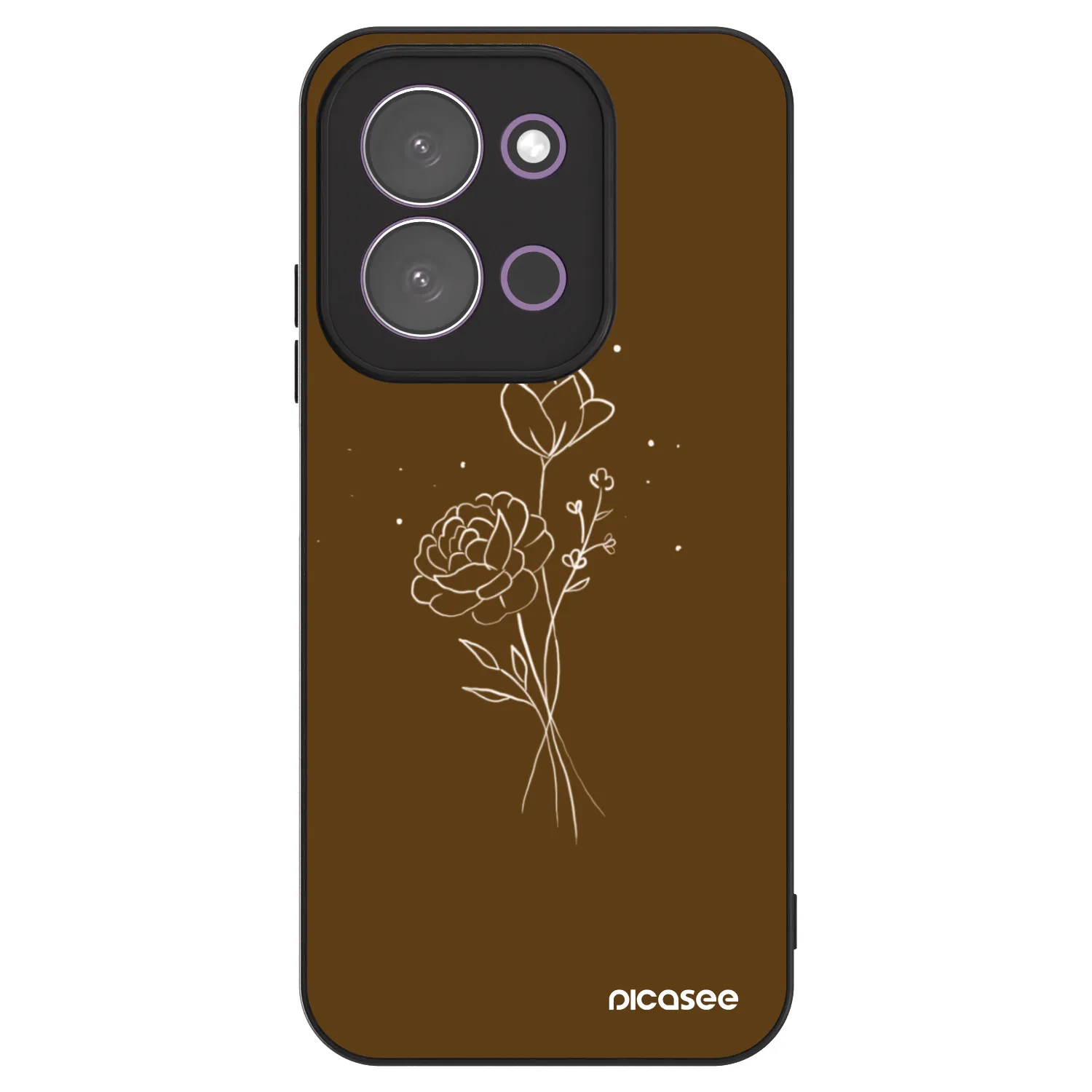 Picasee ULTIMATE CASE για Xiaomi Redmi 15C 5G - Brown flowers