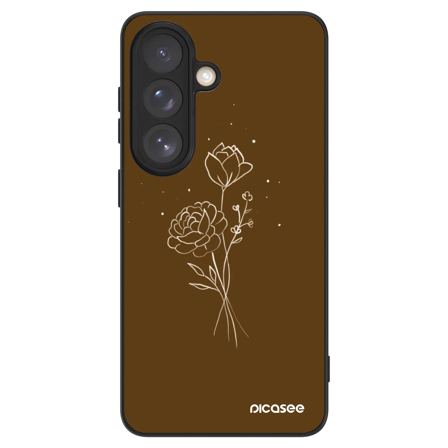 Picasee ULTIMATE CASE PowerShare για Samsung Galaxy S26 - Brown flowers