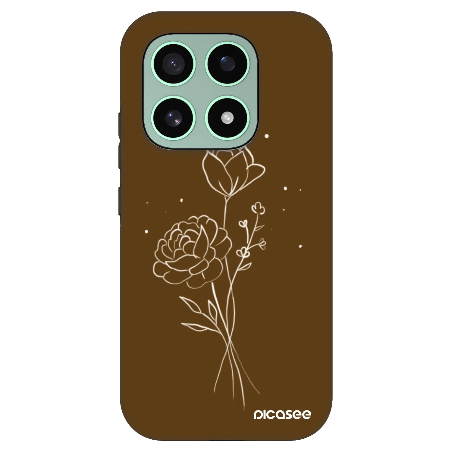 Picasee Fashion Case για Xiaomi 17 - Brown flowers