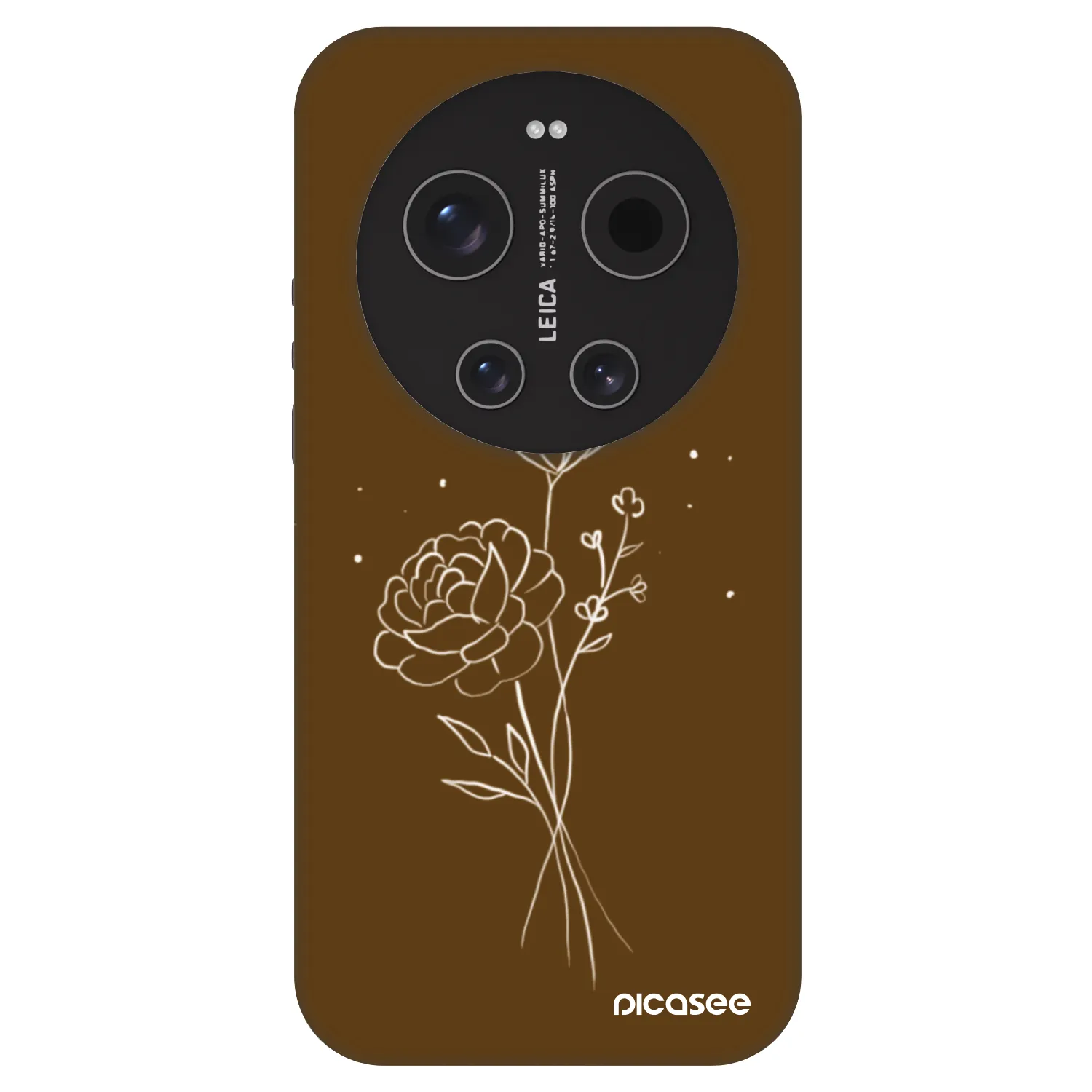 Picasee Fashion Case για Xiaomi 17 Ultra - Brown flowers