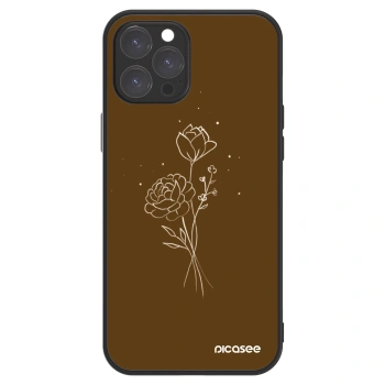 Picasee ULTIMATE CASE για Apple iPhone 12 Pro Max - Brown flowers