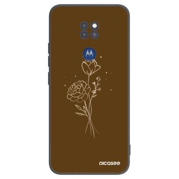 Θήκη για Motorola Moto G9 Play - Brown flowers