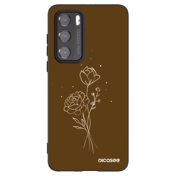 Θήκη για Huawei P40 - Brown flowers