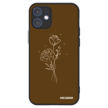 Picasee ULTIMATE CASE για Apple iPhone 12 mini - Brown flowers