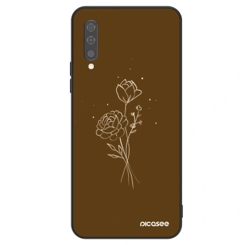 Θήκη για Samsung Galaxy A50 A505F - Brown flowers