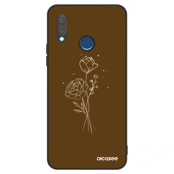 Θήκη για Huawei P20 Lite - Brown flowers