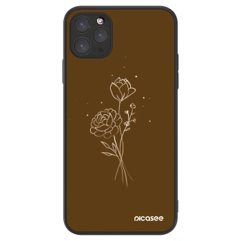 Picasee ULTIMATE CASE για Apple iPhone 11 Pro Max - Brown flowers