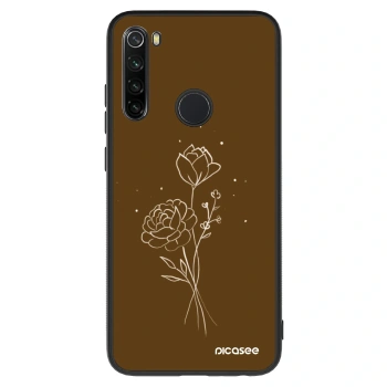 Θήκη για Xiaomi Redmi Note 8 - Brown flowers
