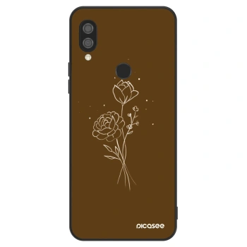 Θήκη για Xiaomi Redmi 7 - Brown flowers