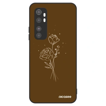 Θήκη για Xiaomi Mi Note 10 Lite - Brown flowers