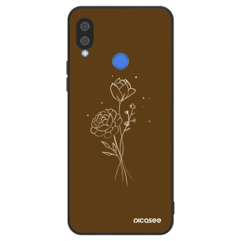 Θήκη για Huawei Nova 3 - Brown flowers