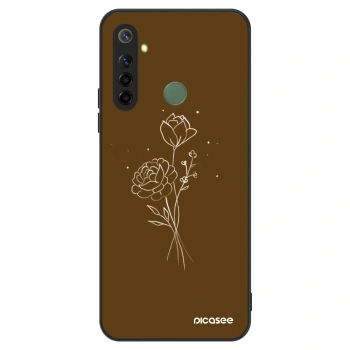Θήκη για Realme 6i - Brown flowers