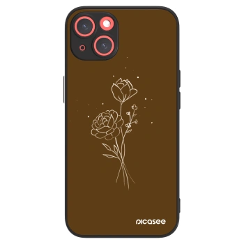 Picasee ULTIMATE CASE για Apple iPhone 13 - Brown flowers
