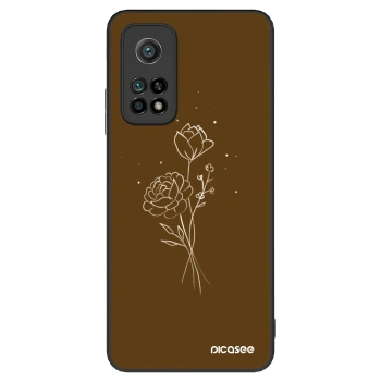 Θήκη για Xiaomi Mi 10T - Brown flowers