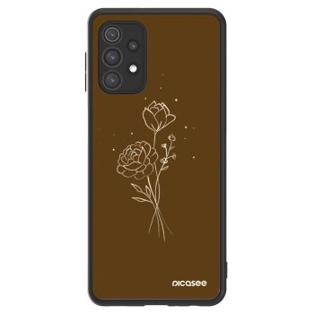 Picasee ULTIMATE CASE για Samsung Galaxy A32 5G A326B - Brown flowers