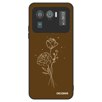 Picasee ULTIMATE CASE για Xiaomi Mi 11 Ultra - Brown flowers