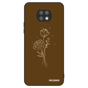 Θήκη για Xiaomi Redmi Note 9T - Brown flowers