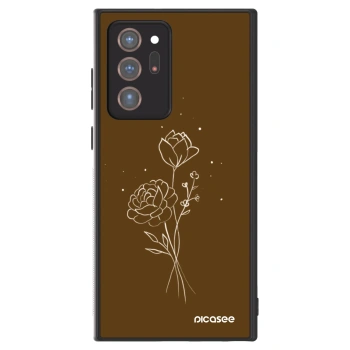 Θήκη για Samsung Galaxy Note 20 Ultra - Brown flowers