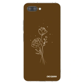 Θήκη για Honor 10 - Brown flowers