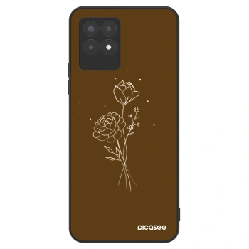 Θήκη για Realme 8i - Brown flowers