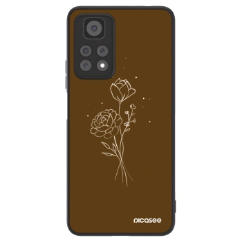 Picasee ULTIMATE CASE για Xiaomi Redmi Note 11 Pro 5G - Brown flowers
