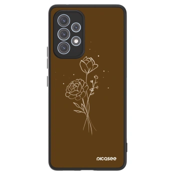 Picasee ULTIMATE CASE για Samsung Galaxy A53 5G A536 - Brown flowers