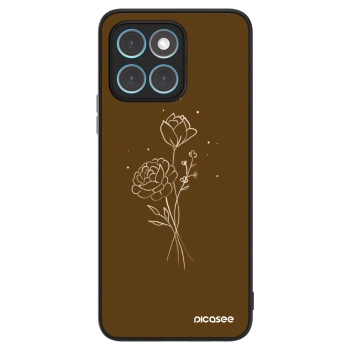 Θήκη για Honor X8 4G - Brown flowers