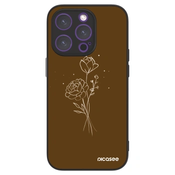 Picasee ULTIMATE CASE για Apple iPhone 14 Pro - Brown flowers
