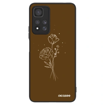 Θήκη για Xiaomi Redmi Note 11 Pro+ 5G - Brown flowers