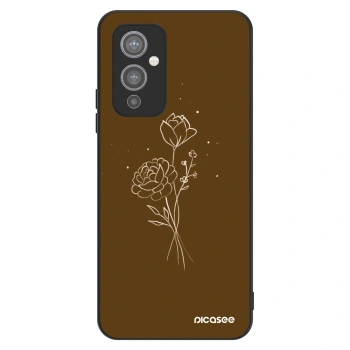 Θήκη για OnePlus 9 - Brown flowers