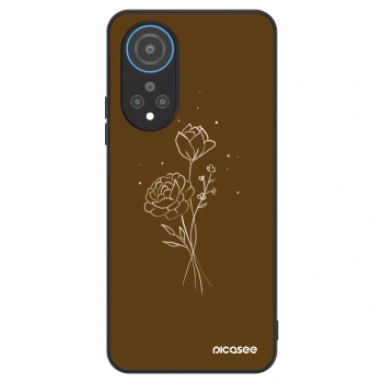 Θήκη για Honor X7 - Brown flowers