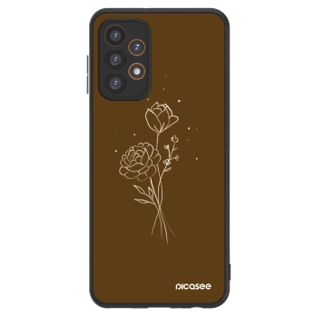Picasee ULTIMATE CASE για Samsung Galaxy A23 A235F 4G - Brown flowers