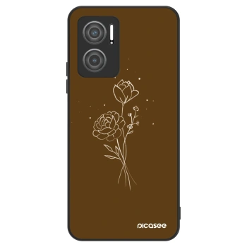 Θήκη για Xiaomi Redmi 10 5G - Brown flowers