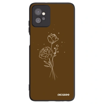 Θήκη για Motorola Moto G32 - Brown flowers