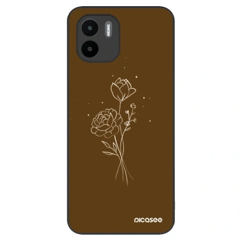 Θήκη για Xiaomi Redmi A1 - Brown flowers
