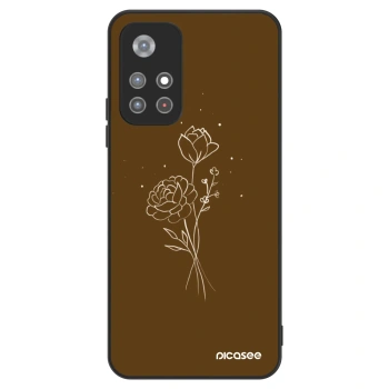 Θήκη για Xiaomi Redmi Note 11S 5G - Brown flowers
