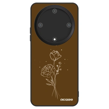 Θήκη για Honor Magic5 Lite 5G - Brown flowers