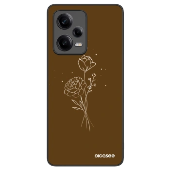 Picasee ULTIMATE CASE για Xiaomi Redmi Note 12 Pro 5G - Brown flowers
